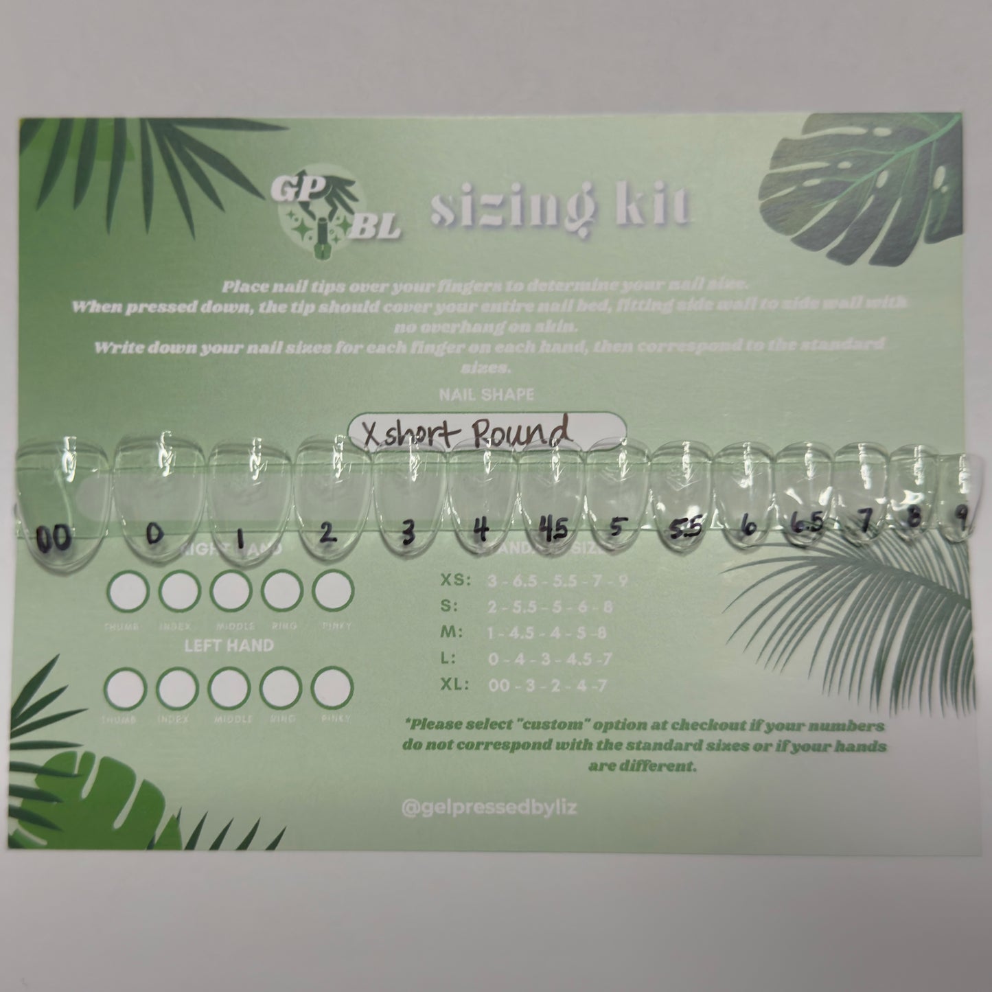 Nail Sizing Kit